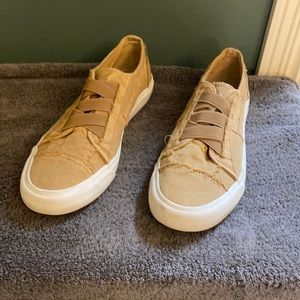 Tan colored BlowFish sneakers